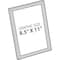 Azar Displays Counter Snap Poster Frame 8.5'' x 11'' Portrait/Landscape Sign Holder with Plastic Frame, 4PK 300332-BLK-4PK - alternate 5